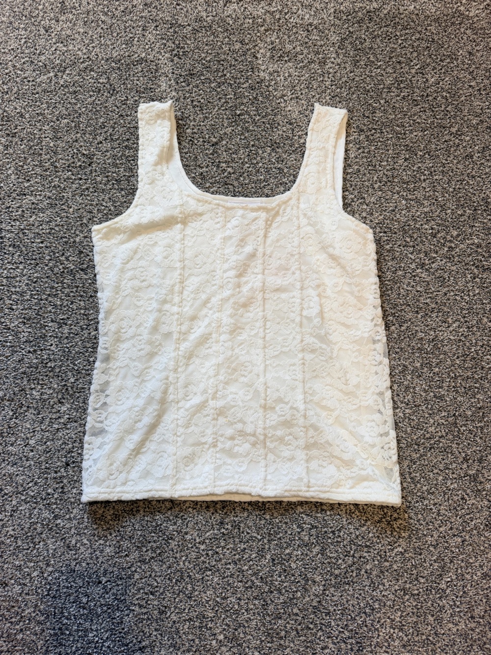 Buckle Willow+Root White Lace Tank Top Size Small